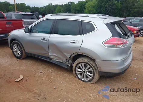 2015 Nissan Rogue Sv z USA, uszkodzony, nr VIN KNMAT2MT6FP529559